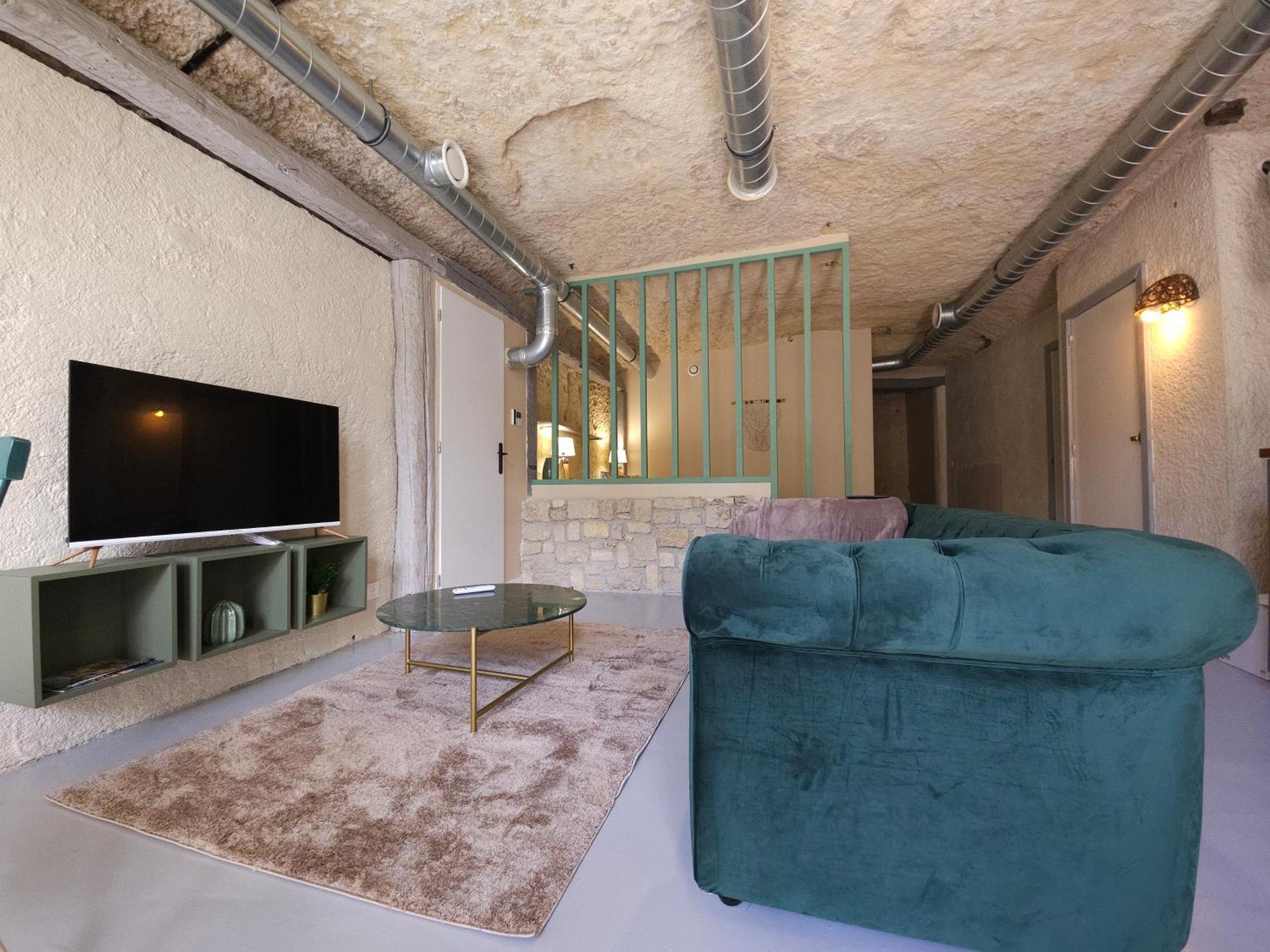 The Sweet Cave Apartment Saint-Etienne-de-Chigny ภายนอก รูปภาพ